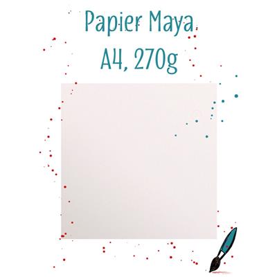 papier Maya - Ivoire - 5 f - A4 - 270g