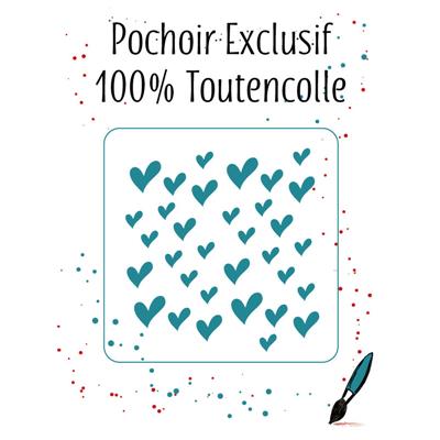 Pochoir Coeurs pointus