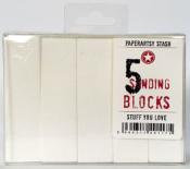 5 Blocs à poncer - sanding blocks