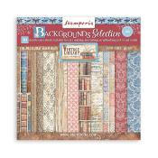 bloc 20x20cm - Vintage Library Backgrounds