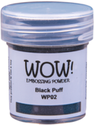 WOW Opaque, texturée, black puff