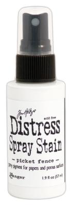 Distress spray Stain Picket Fence