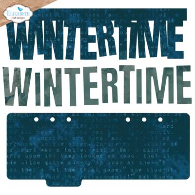 Wintertime wordstrip - Dies Planner Essentials