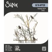 Seth Apter thinlits die - Free bird
