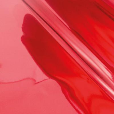 Foil réactif rouge profond mirror finish
