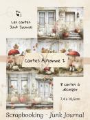 Cartes Junk Journal - Automne 2
