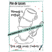 Pile de tasse<br>Jennifer C.