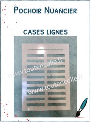 Pochoir Exclusif Nuancier<br> lignes