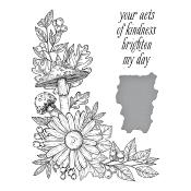 BetterPress plate - Autumn floral corner