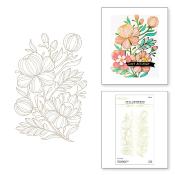 Hot foil Plates - Glimmering peonies