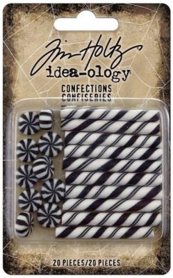 bonbons noir et blanc Tim Holtz