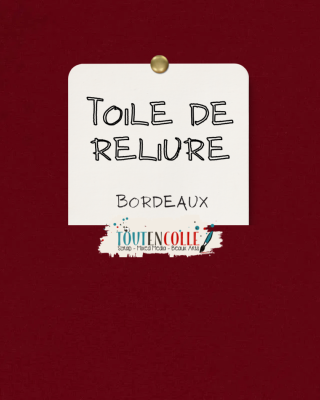 Toile de reliure - Bordeaux