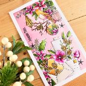Tampon Courrier fleuri <br> Little Circus
