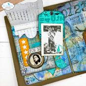 Off the edge pocket - Art Journal Specials