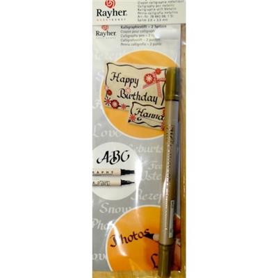 feutre pour calligraphie : Or