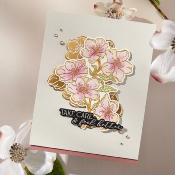 BetterPress plate and die set - Cherry blossom - Kyoto