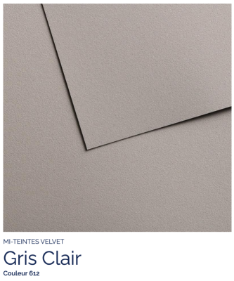 Mi-teintes Velvet - Gris clair (612)