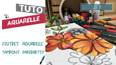 comment colorier aux feutres aquarellables