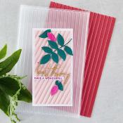 3D embossing folder - Corrugated