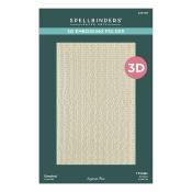 3D embossing folder - Dimpled
