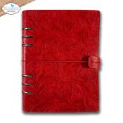 Memory binder - Festive red embossed