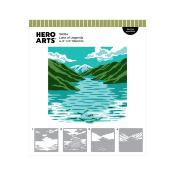 Pochoir "Lake of legends"