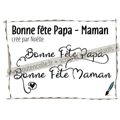 Bonne Fête Papa, Maman