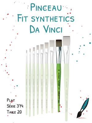 Pinceau FIT Synthétics plat<br>Série 374 - Taille 20