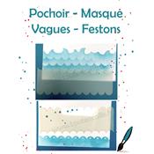 Pochoir - Masque Vagues et Festons