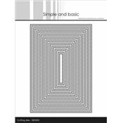 12 dies rectangles double pointills