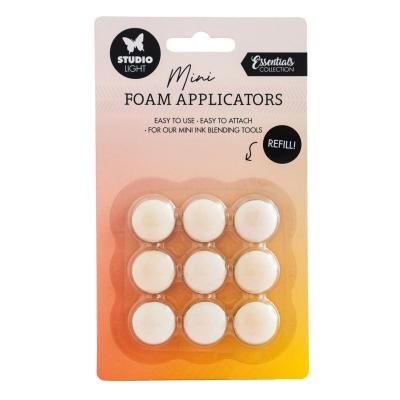 9 Minis mousses "dome" à scratch pour applicateur