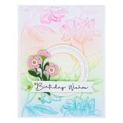 3D embossing folder - Beautiful blooms