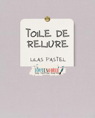 Toile de reliure - Lilas Pastel