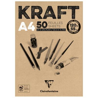 Kraft brun A4<br>50f - 120g