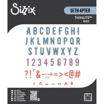 Seth Apter thinlits die - Typography