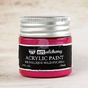 Art Alchemy Metallique Paint <br>Wild Fuchsia