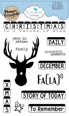 December Moments - clear stamp
