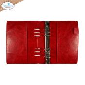Memory binder - Festive red embossed