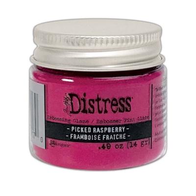 Distress Embossing Glaze Picked Raspberry