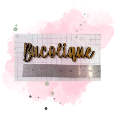 Bucolique - découpe bois