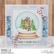 Holiday snow globe complete