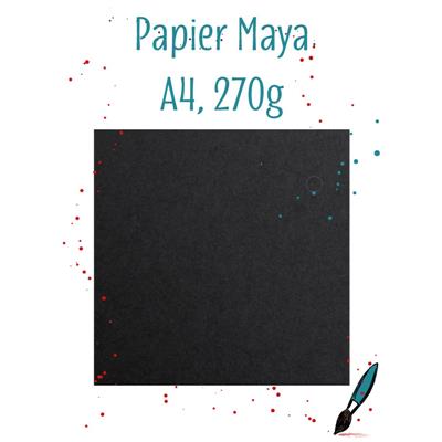 papier Maya Noir<br>5 feuilles