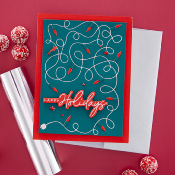 Hot foil Plates & die set - De-light-ful Christmas