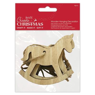 lot de 4 formes à suspendre<br>cheval