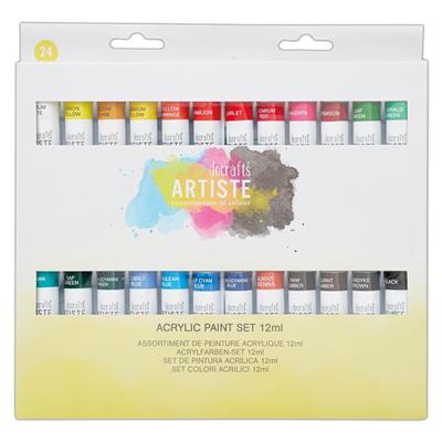 Lot de 24 acryliques 12mL