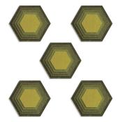 Thinlits "stacked tiles hexagons" (carreaux hexagones)