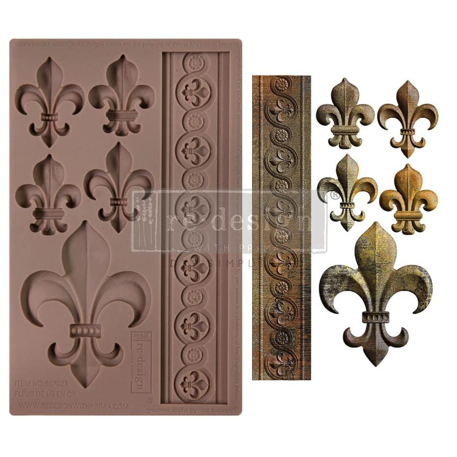 Moule Fleur Resine Epoxy MOULE GÂTEAU SILICONE FLEUR DE LYS | Inc