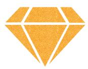Izink Diamond 24 carats<br>Orange
