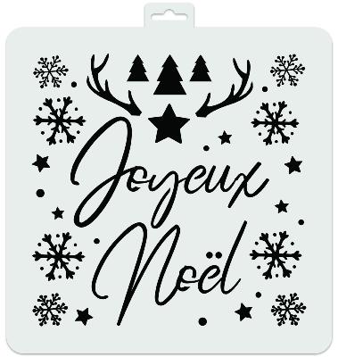 Pochoir Joyeux Noël