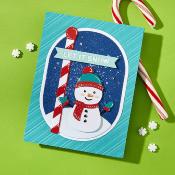 Cutting dies - North pole sentiments